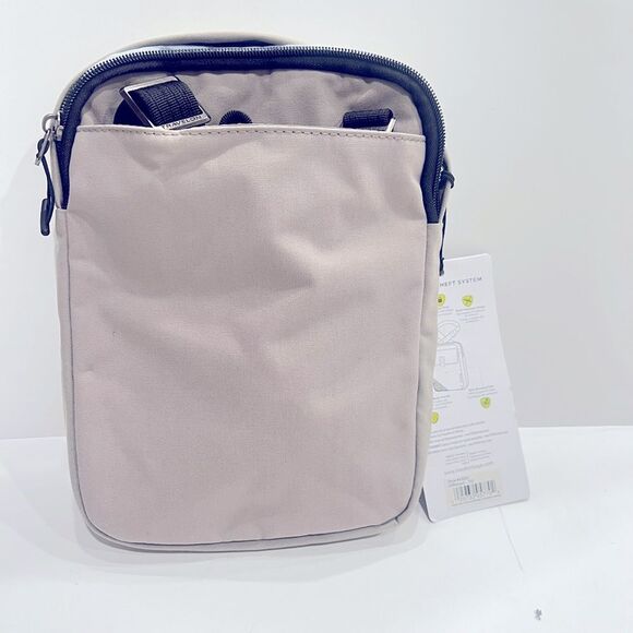 TRAVELON RFID Anti-Theft Slim Double Zip Crossbody travel bag, purse, wallet. - Picture 8 of 16